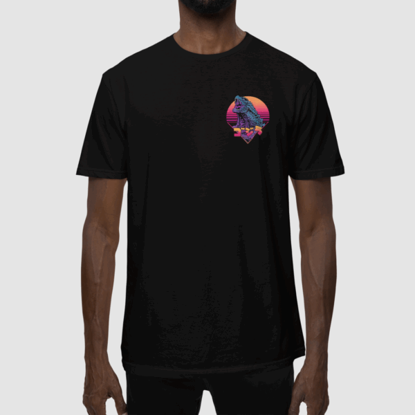 Gojira Battle Black -  Round Neck T - shirt - Image 2