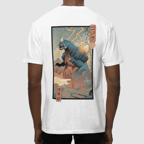 Long Live The King 2 White -  Round Neck T - shirt - Image 2