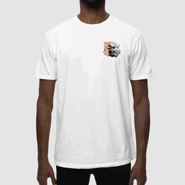 Gojira Art White -  Round Neck T - shirt - Image 2