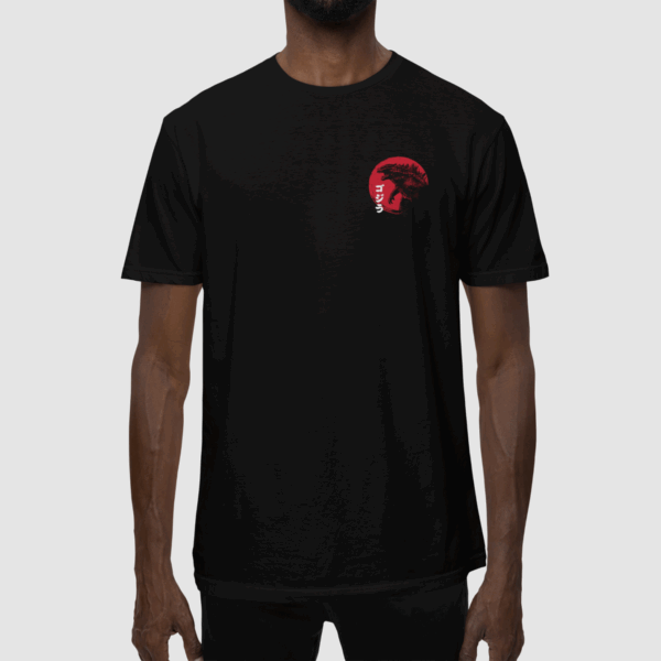 All Hail The King Black -  Round Neck T - shirt - Image 2
