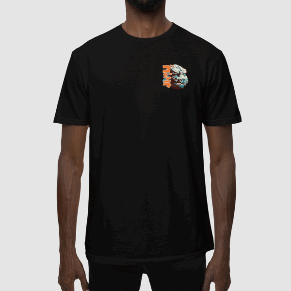 MechaGodzilla Black -  Round Neck T - shirt - Image 2
