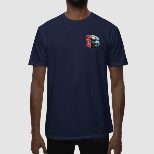 God Save The King Navy Blue -  Round Neck T - shirt - Image 2