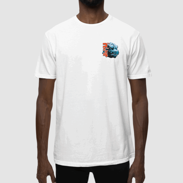 ROAR White -  Round Neck T - shirt - Image 2