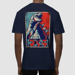 ROAR Navy Blue -  Round Neck T - shirt