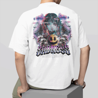 Away White - Round Neck T-shirt