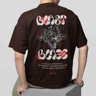 BLAST Coffee  - Round Neck T-shirt