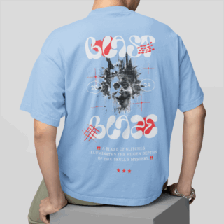 BLAST SKY  - Round Neck T-shirt