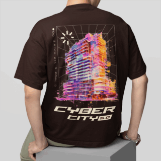 CITY 5.0 Coffee  - Round Neck T-shirt