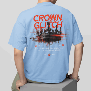 CROWN SKY  - Round Neck T-shirt