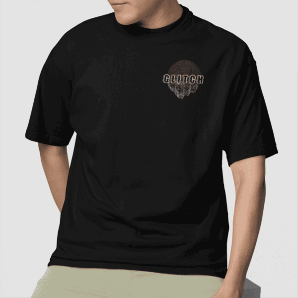 ALIEN  Black - Round Neck T-shirt - Image 2