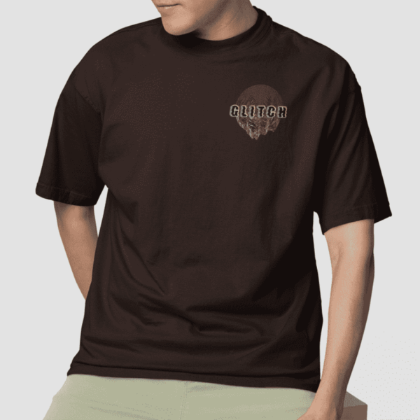 ALIEN  Coffee - Round Neck T-shirt - Image 2