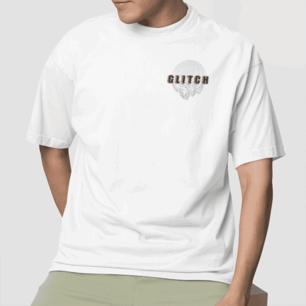 ALIEN  White - Round Neck T-shirt - Image 2