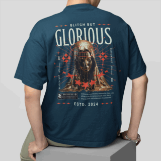 GLORIOUS Petrol - Round Neck T-shirt