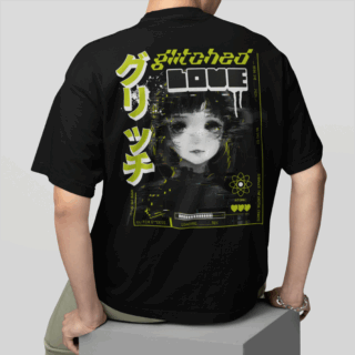 Godess Black - Round Neck T-shirt