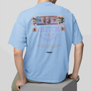 MONEYTRIX SKY - Round Neck T-shirt