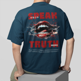 Speak Petrol - Round Neck T-shirt