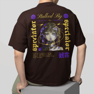 Stalked Coffee - Round Neck T-shirt