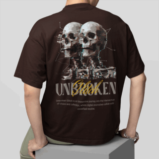 Unbroken Coffee - Round Neck T-shirt